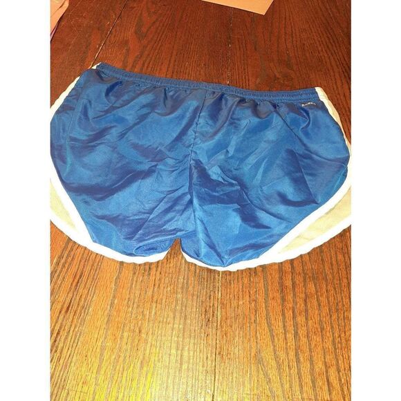 Juniors Medium Soffe Athletic Gym Workout Running Shorts Yellow Blue White - Picture 4 of 4
